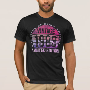 Camiseta 40 anos de fantástica edição limitada Vintage