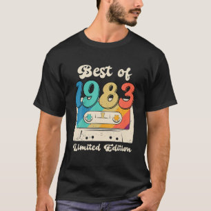 Camiseta 40 Anos De Idade Oferece O Melhor De 1983 Cassette