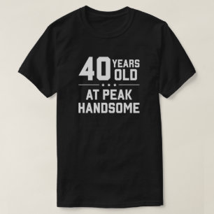 Camiseta 40 anos; no pico bonito