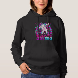 Camiseta 40 Anos Unicórnio Dabbing Birthday Unicorn Sinc