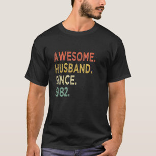 Camiseta 40 Casamento Aniversário De Ele Marido Fantástico 