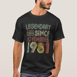 Camiseta 40 Dias De Decoração Legendários Desde Novembro De