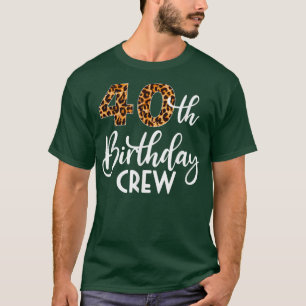 Camiseta 40 Festa de aniversário com aniversário de 40 anos