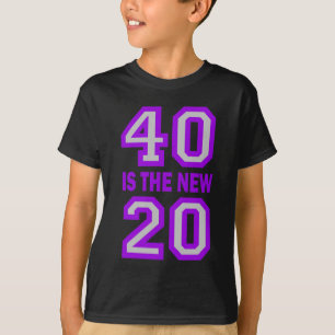 Camiseta 40 são os 20 novos