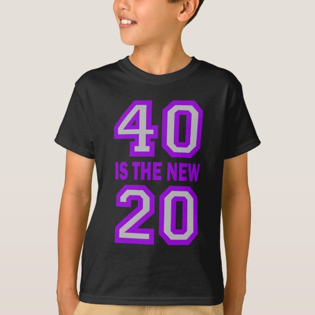 Camiseta 40 são os 20 novos (Frente)