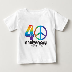 Camiseta 40th Aniversário 1969-2009