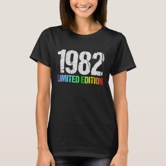 Camiseta 40th Birthday Ladies Mens 40 Years 1982 30