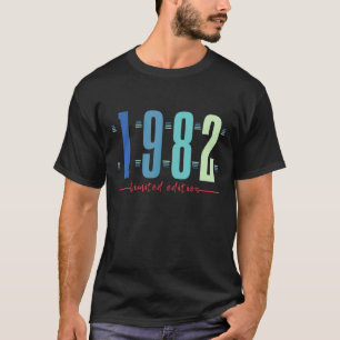 Camiseta 40th Birthday Ladies Mens 40 Years 1982 43
