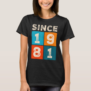 Camiseta 41º aniversário desde 1981