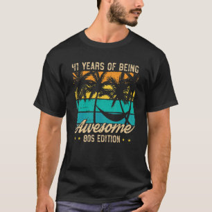 Camiseta 41 Anos De Espetacular 80 Edição 41rua Birthda