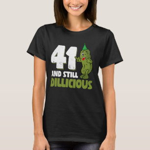 Camiseta 41 anos de idade, 41 ruas de aniversário de pepino