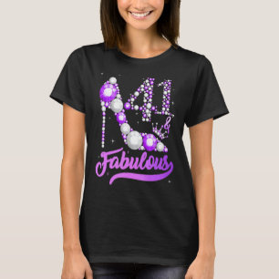 Camiseta 41 e Fabuloso Diamante C de Aniversário, 41 anos