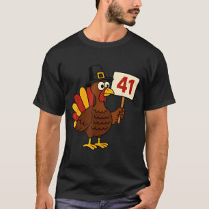 Camiseta 41 Meme de Peru de Ação de Graças Engraçado Quaren
