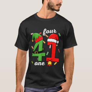 Camiseta 41 Natal Engraçado 4 1 Meme Quatro Um Xmas Meninos