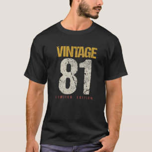 Camiseta 41 Years Old Vintage 1981 41St Birthday Decoration