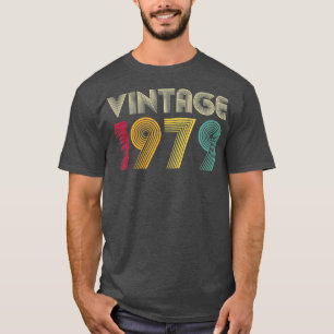 Camiseta 42º Aniversário Gift Vintage 1979 Homens Mulhere