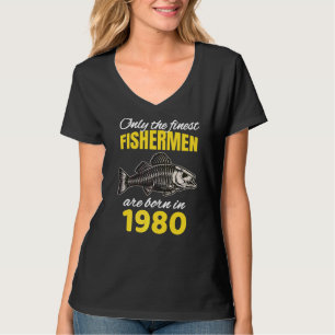 Camiseta 42º Aniversário Os Pescadores Estão A Nascer Na Pe