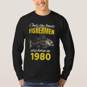 Camiseta 42º Aniversário Os Pescadores Estão A Nascer Na Pe