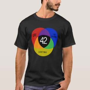 Camiseta 42 A resposta à vida o universo e tudo