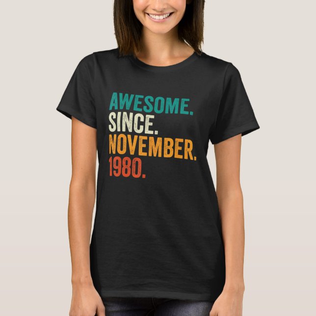 Camiseta 42 Anos De Idade Oferece Presentes Incríveis Desde (Frente)