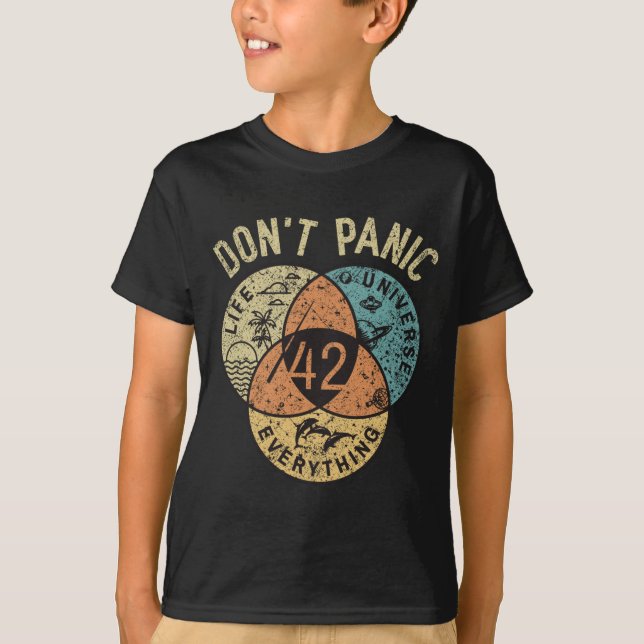 Camiseta 42 Answer To Life The Universe And Everything Don' (Frente)