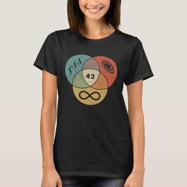 Camiseta 42 Answer To Life The Universe And Everything Geek (Frente)