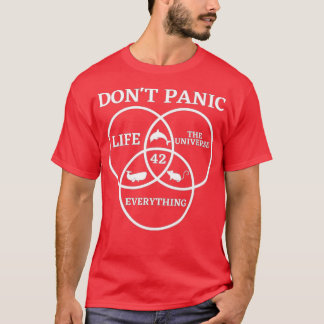 Camiseta 42 Answer to Life Universe and Everything Dont Pan