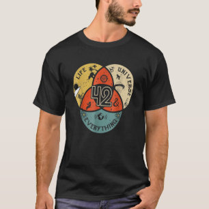 Camiseta 42 É A Resposta Ao Universo Da Vida E Tudo