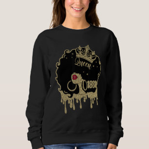 Camiseta 42 Rainha de aniversário de 1980 Menina Afro Rainh