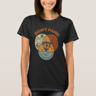 Camiseta 42 Resposta à vida O universo e tudo o mais