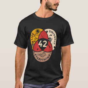 Camiseta 42 Resposta à Vida Universo e Tudo Ciência