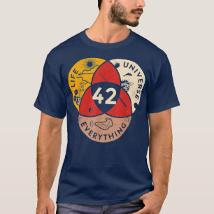 Camiseta 42 Resposta ao Universo da Vida e a Tudo a Ciência