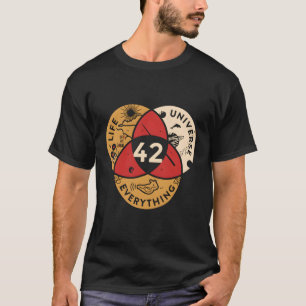 Camiseta 42 Resposta Ao Universo Da Vida E A Tudo Na Ciênci