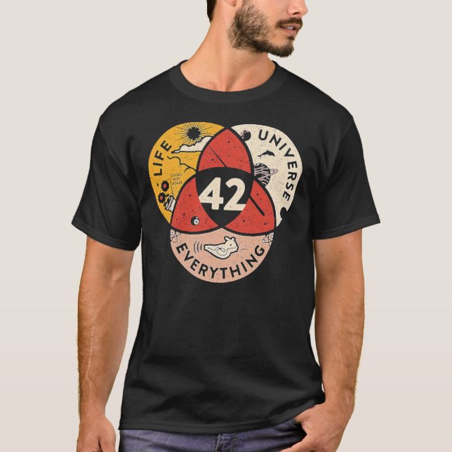 Camiseta 42 The Answer To Life The Universe And Everything  (Frente)
