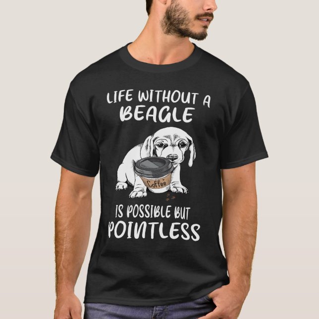 Camiseta 42 Vida Sem Beagle (Frente)