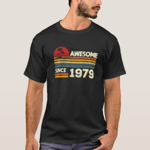Camiseta 43º Aniversário Incrível Desde 1979 43 Anos