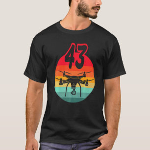 Camiseta 43.º Aniversário I - Drones De Controle Remoto Com