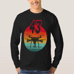 Camiseta 43.º Aniversário I - Drones De Controle Remoto Com