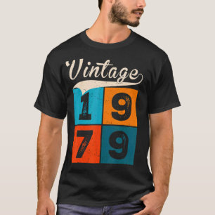 Camiseta 43 Anos Para Homens Mulheres Na Vintage De Anivers