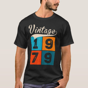 Camiseta 43 Anos Para Homens Mulheres Na Vintage De Anivers