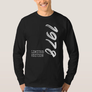 Camiseta 44 Aniversário Damas Mens 44 Anos 1978 19