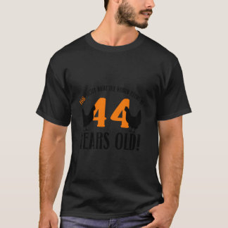 Camiseta 44 Aniversário De 44 Anos Frangos De Frango