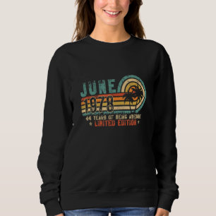 Camiseta 44 Birthday Vintage junho de 1978 Retro 44 Anos