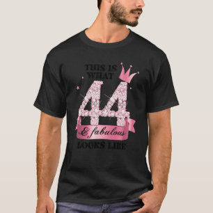 Camiseta 44 & Fabulous I Pink White Party Group Candid Phot