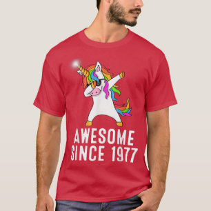 Camiseta 44, unicórnio dab, incrível desde 1977