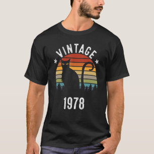 Camiseta 44 Vintage 1978 44 Anos