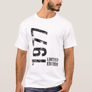 Camiseta 45º Aniversário 45 Anos Mulher Homem Retro Vintage