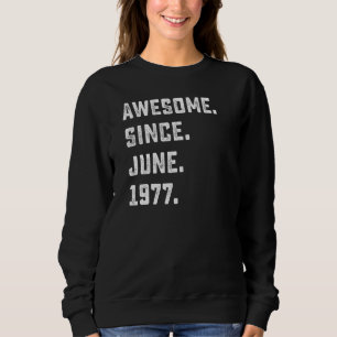 Camiseta 45º Aniversário Impressionante Desde Junho De 1977