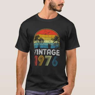 Camiseta 45º Presente De Aniversário Vintage Para Homens E