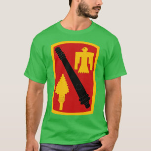 Camiseta 45.ª Artilharia Incêndio Brigada com Texto